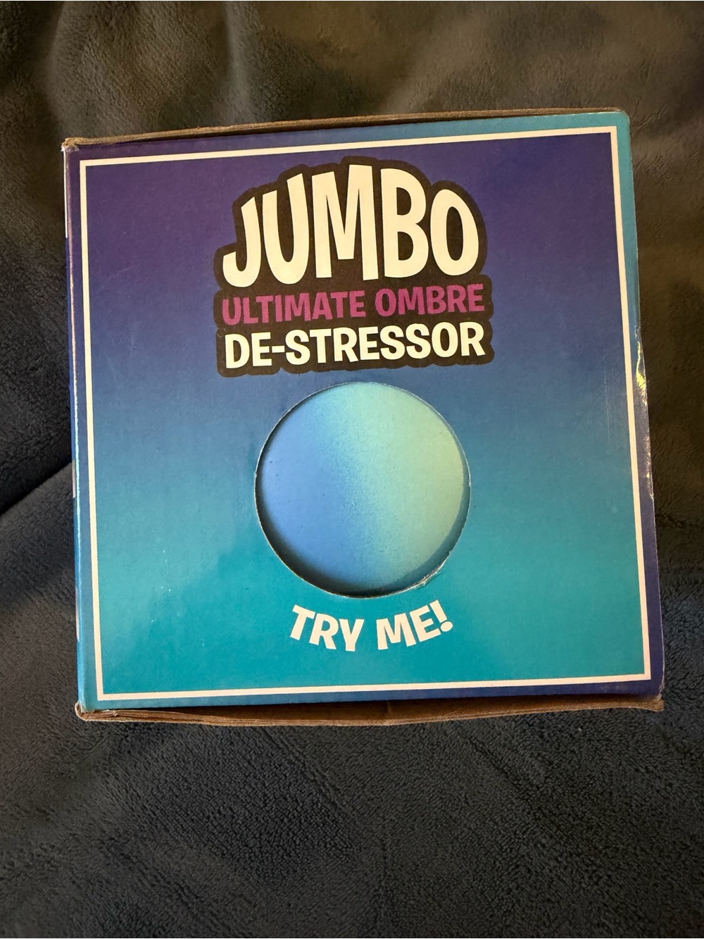 Crazy Fun Jumbo Ultimate Ombre De-Stressor Stress Ball squishy- Purple